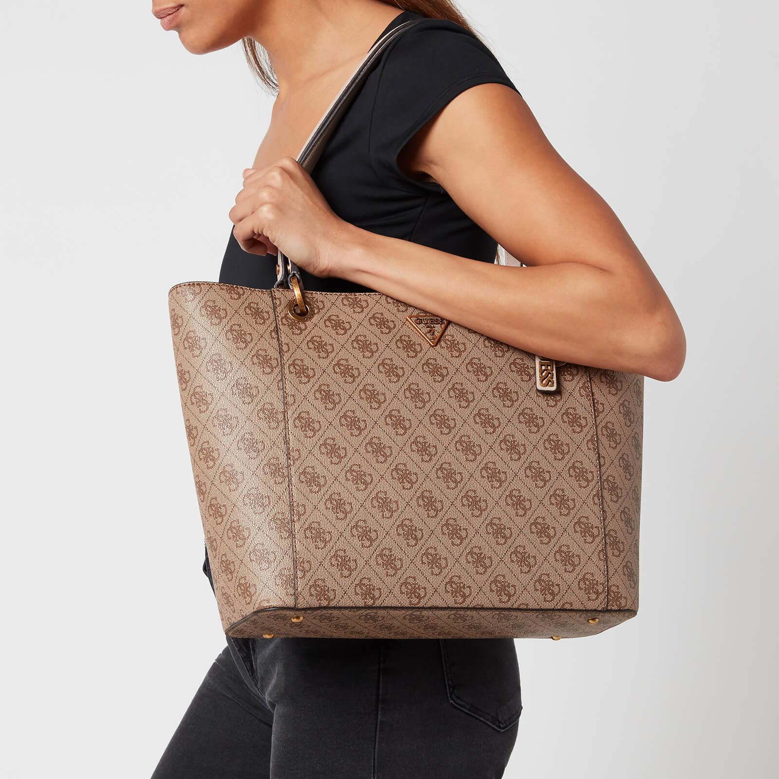 Guess Noelle Elite Tote Bag in Brown | Lyst