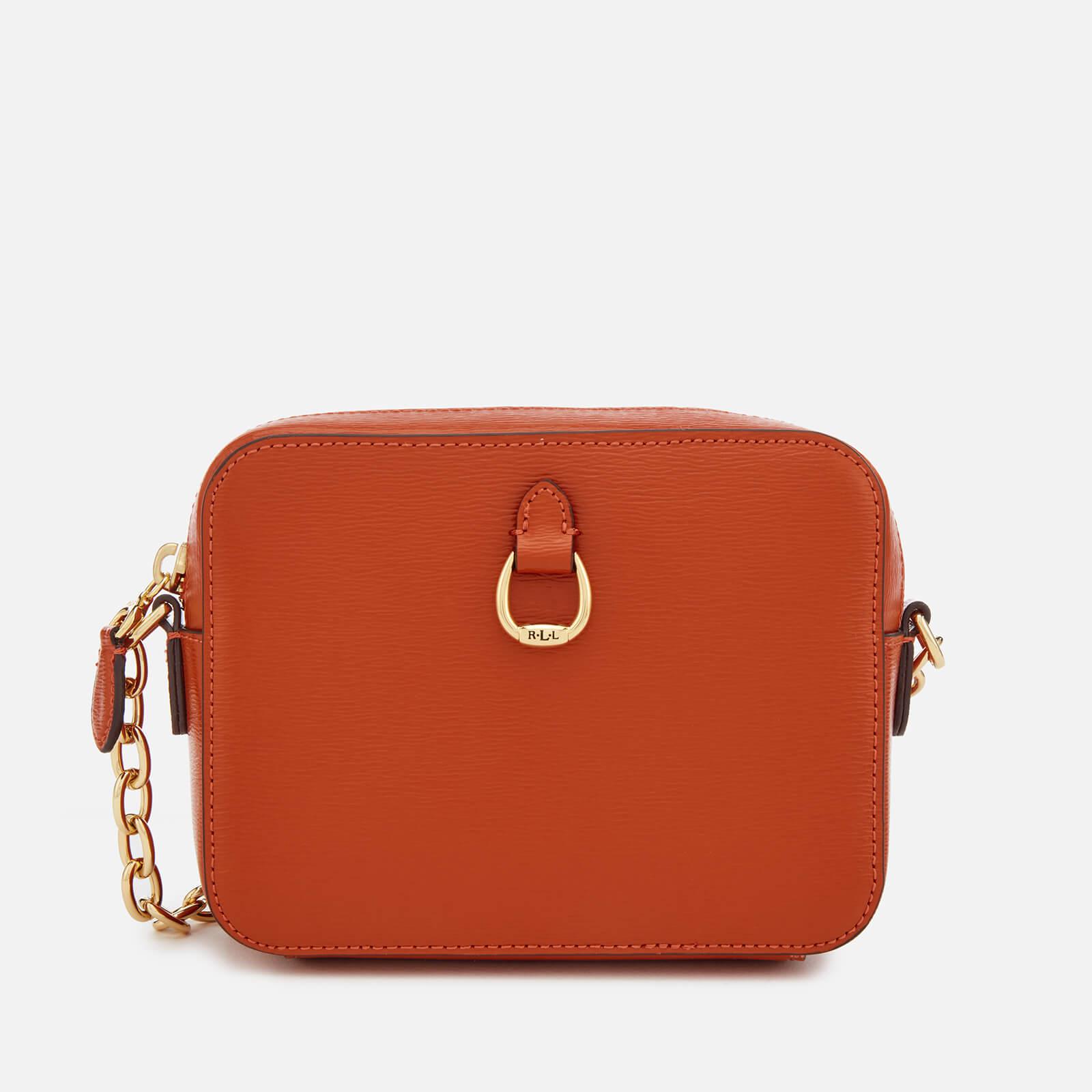 ralph lauren saffiano camera bag