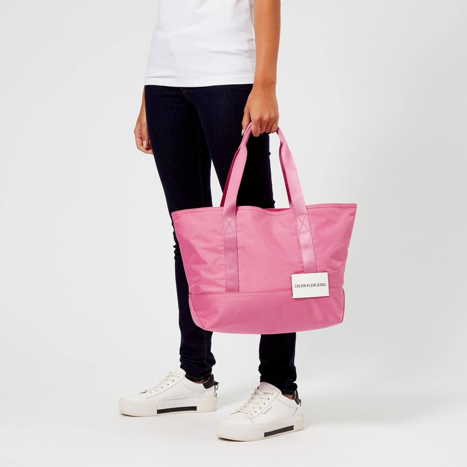 calvin klein pink tote bag