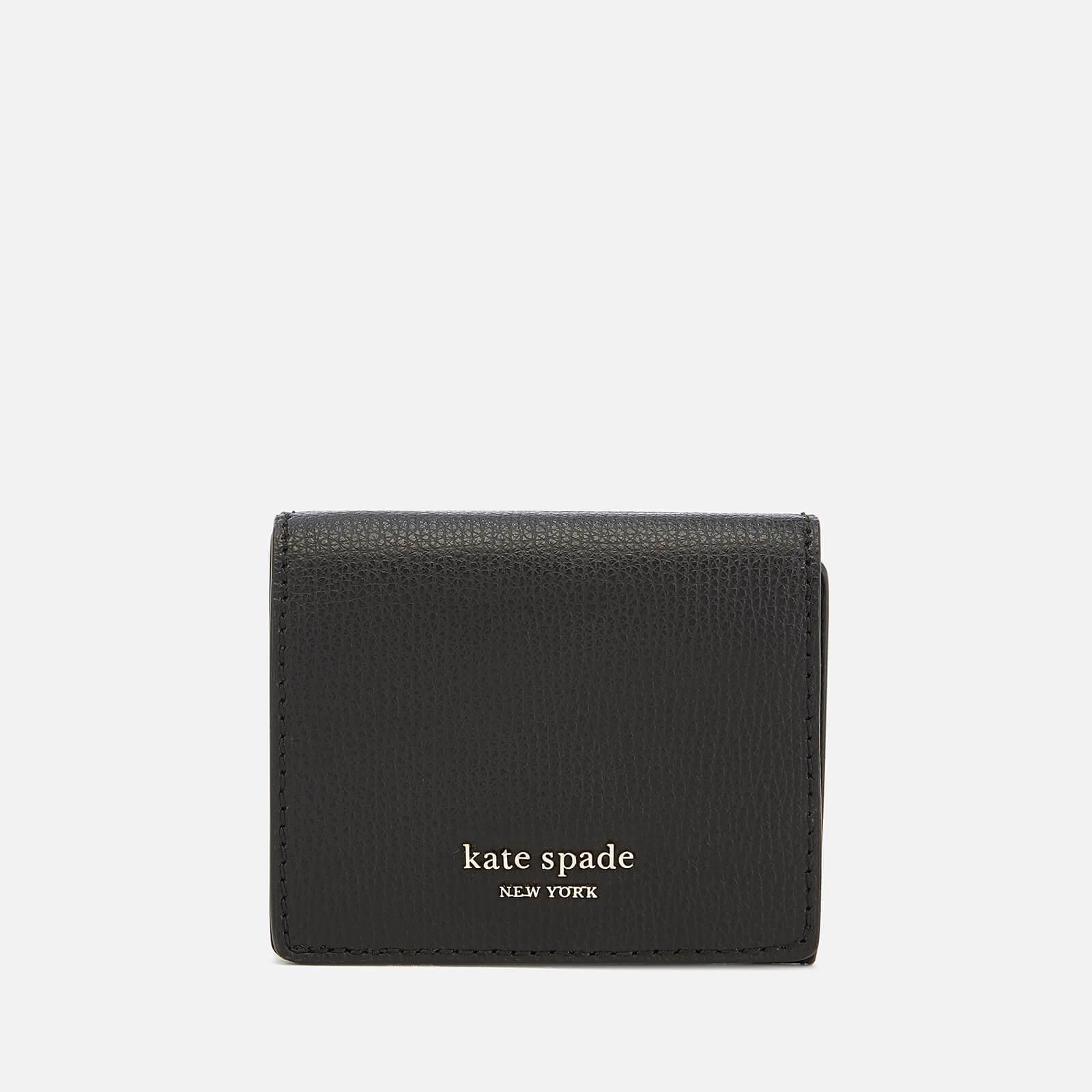 Kate Spade Sylvia Mini Trifold Wallet in Black | Lyst