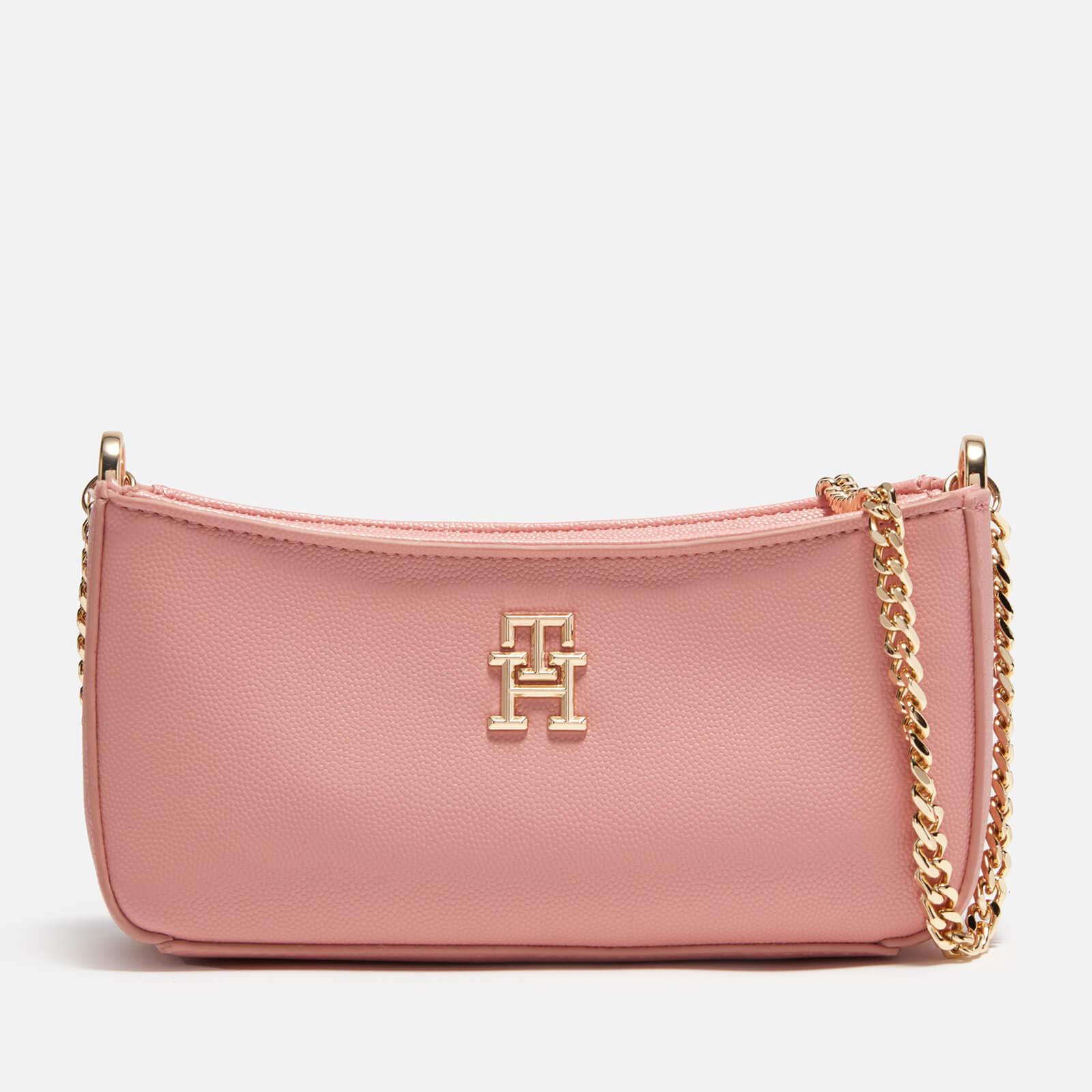 Tommy Hilfiger Timeless Chain Faux Leather Crossbody Bag in Pink Lyst