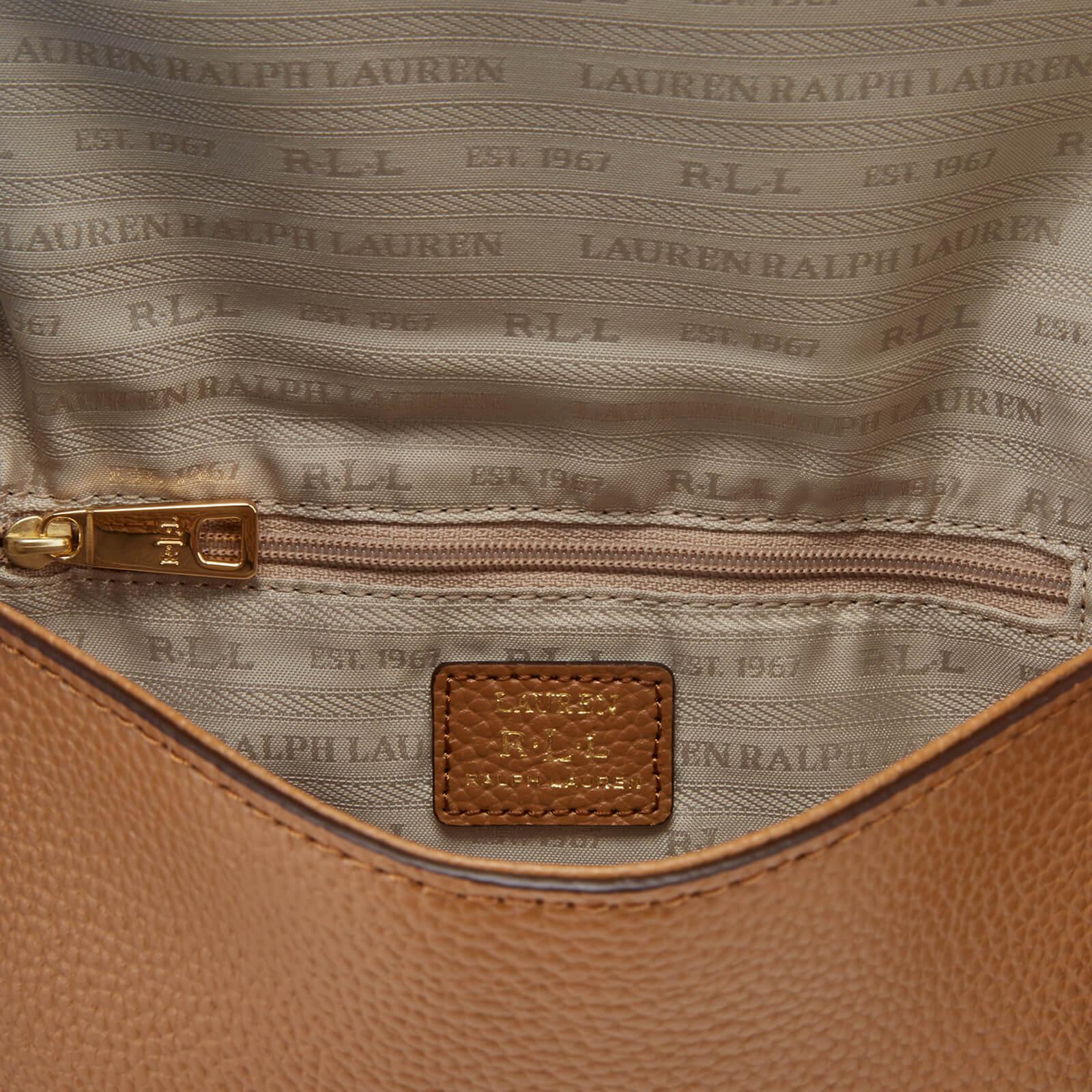 Lauren by Ralph Lauren Anstey Carmen Cross Body Bag in Brown | Lyst