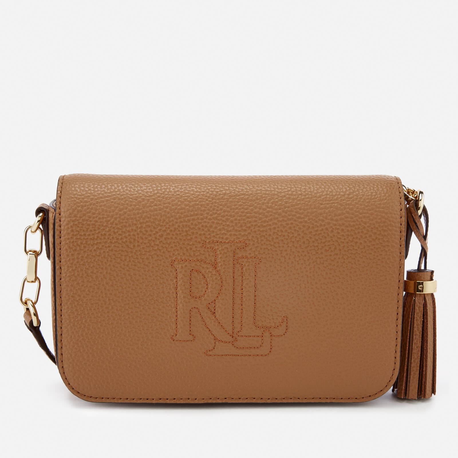 Lauren by Ralph Lauren Leather Anstey Carmen Cross Body Bag in Brown |