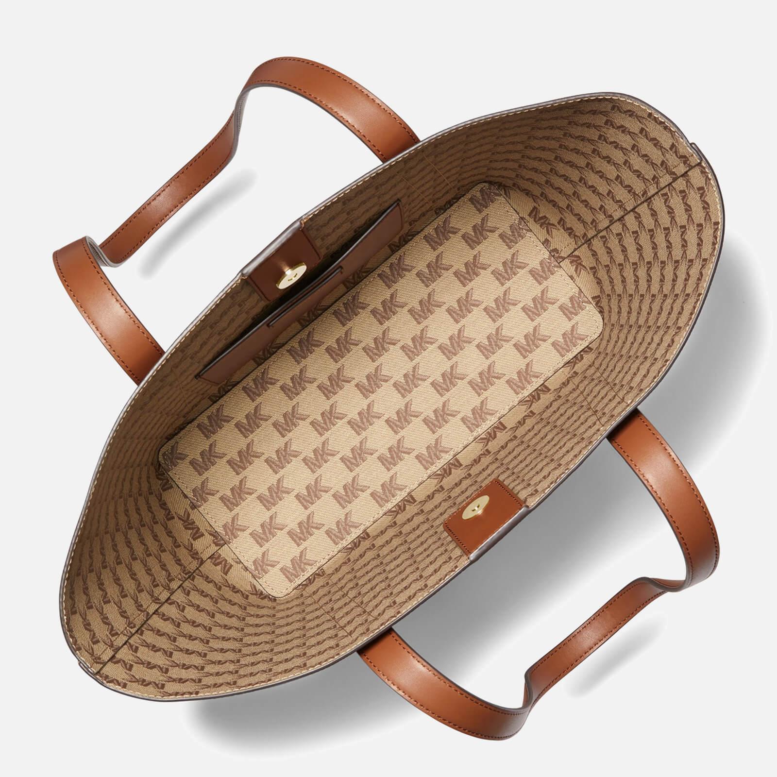 Michael kors eva large pebbled leather tote bag hotsell