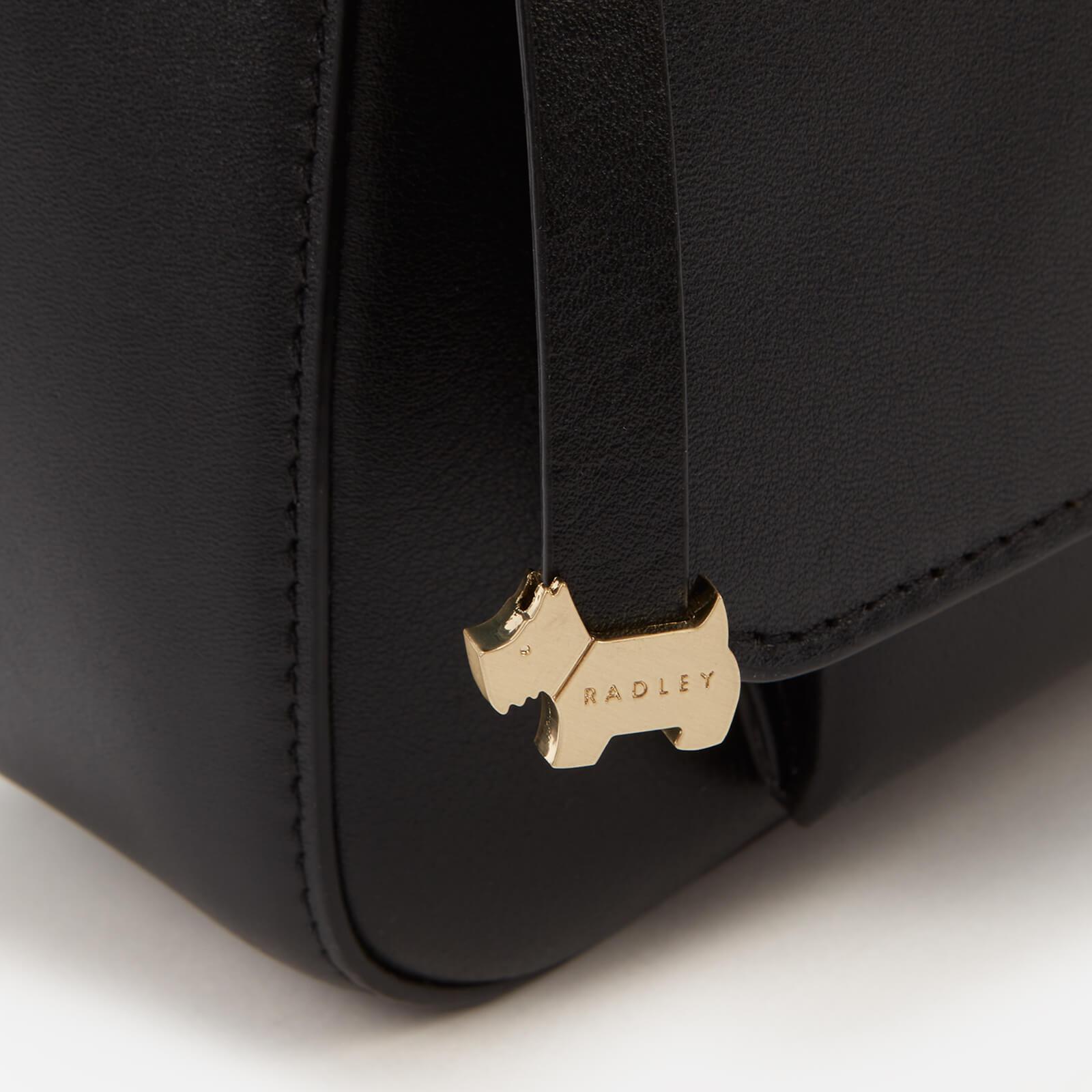 Radley Leather Vale Close Medium Flapover Shoulder Bag in Black Lyst