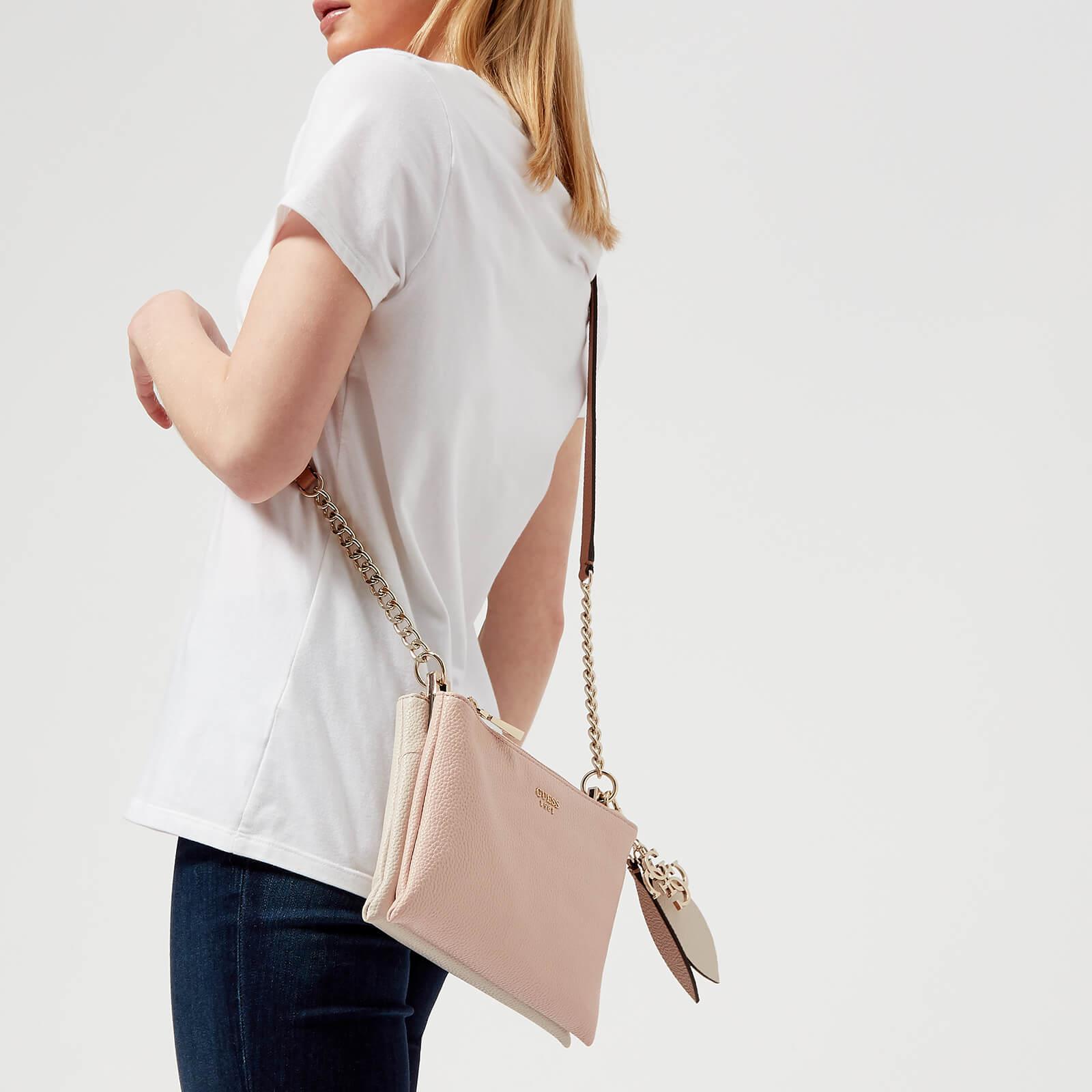 guess saffiano mini cross body bag