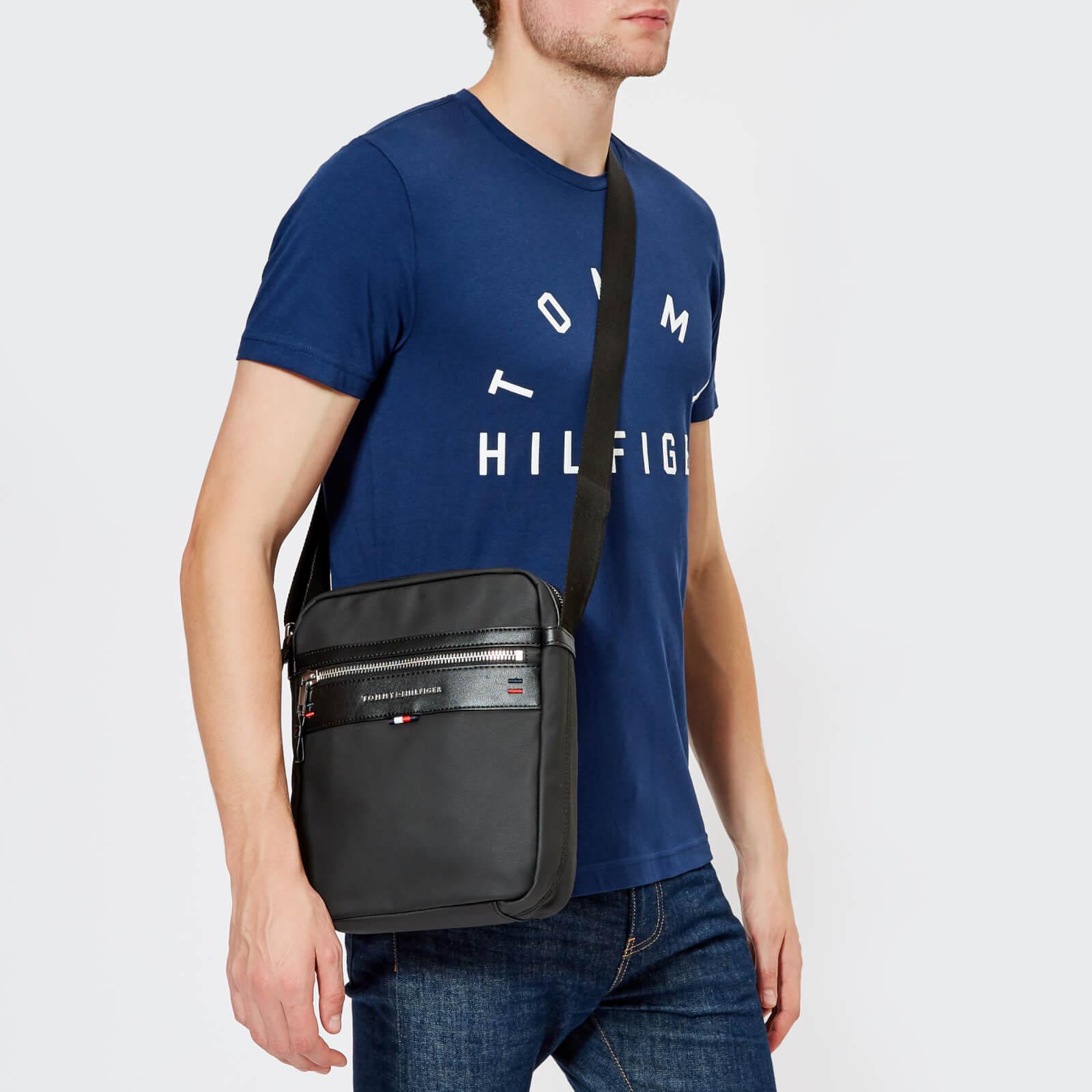 Tommy Hilfiger Elevated Reporter Bag in Black for Men | Lyst