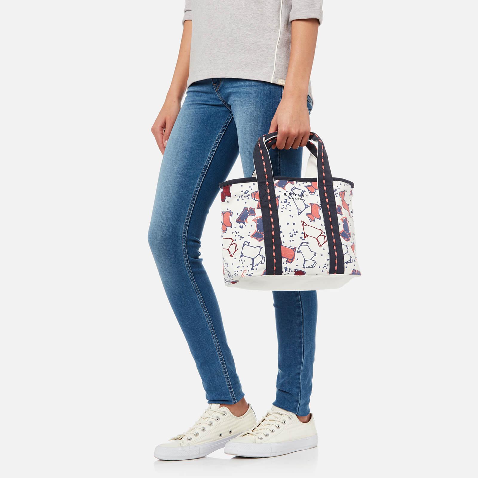 radley small canvas grab bag
