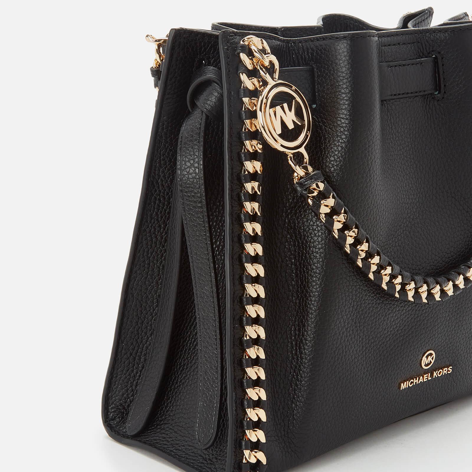 MICHAEL Michael Kors Mina Medium Chain Messenger Bag in Black Lyst