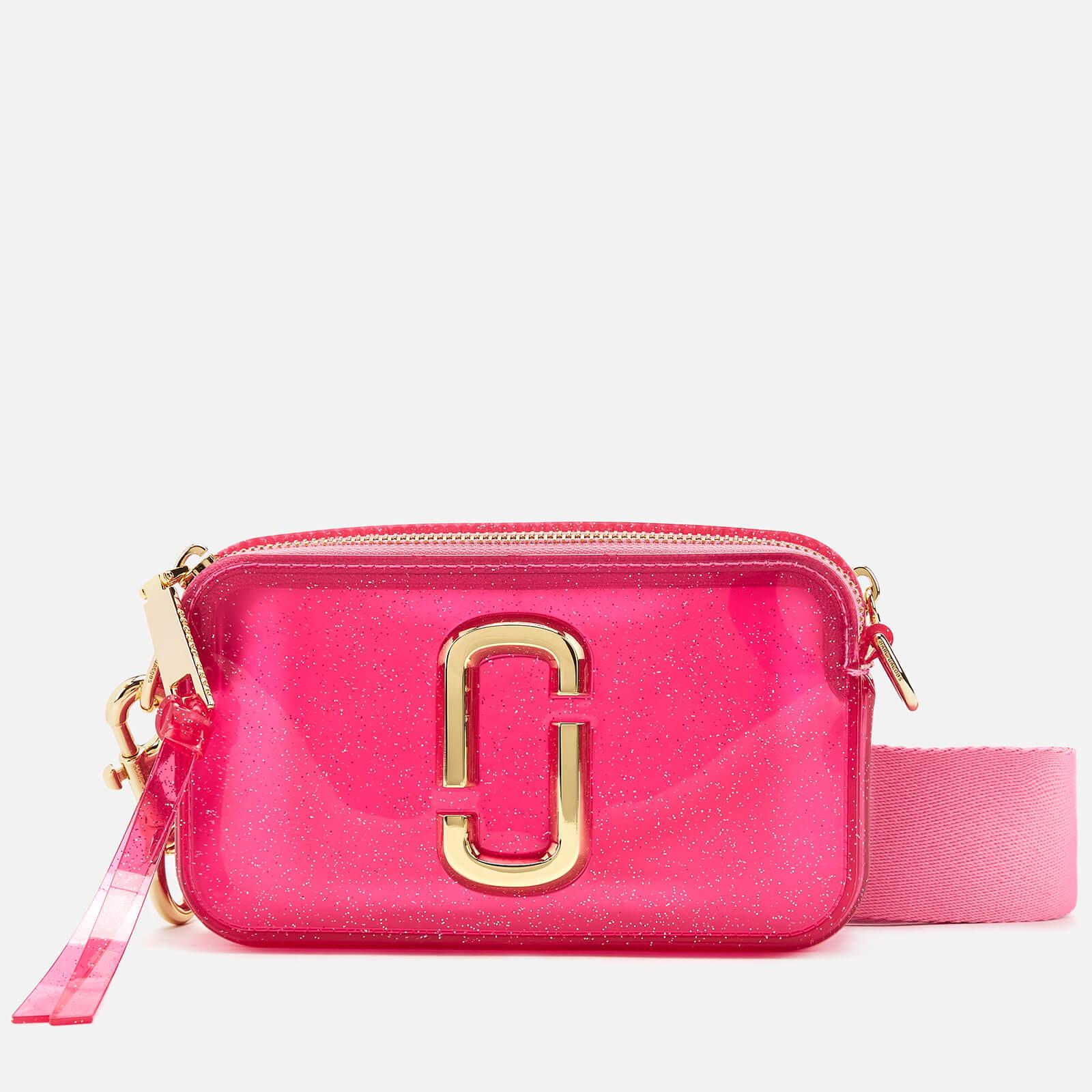 Marc Jacobs Pink Small Jelly Glitter Snapshot Camera Bag