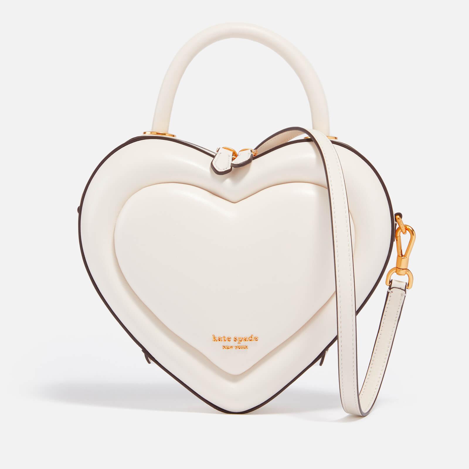 Kate Spade Pitter Patter 3d Heart Leather Bag in Metallic | Lyst