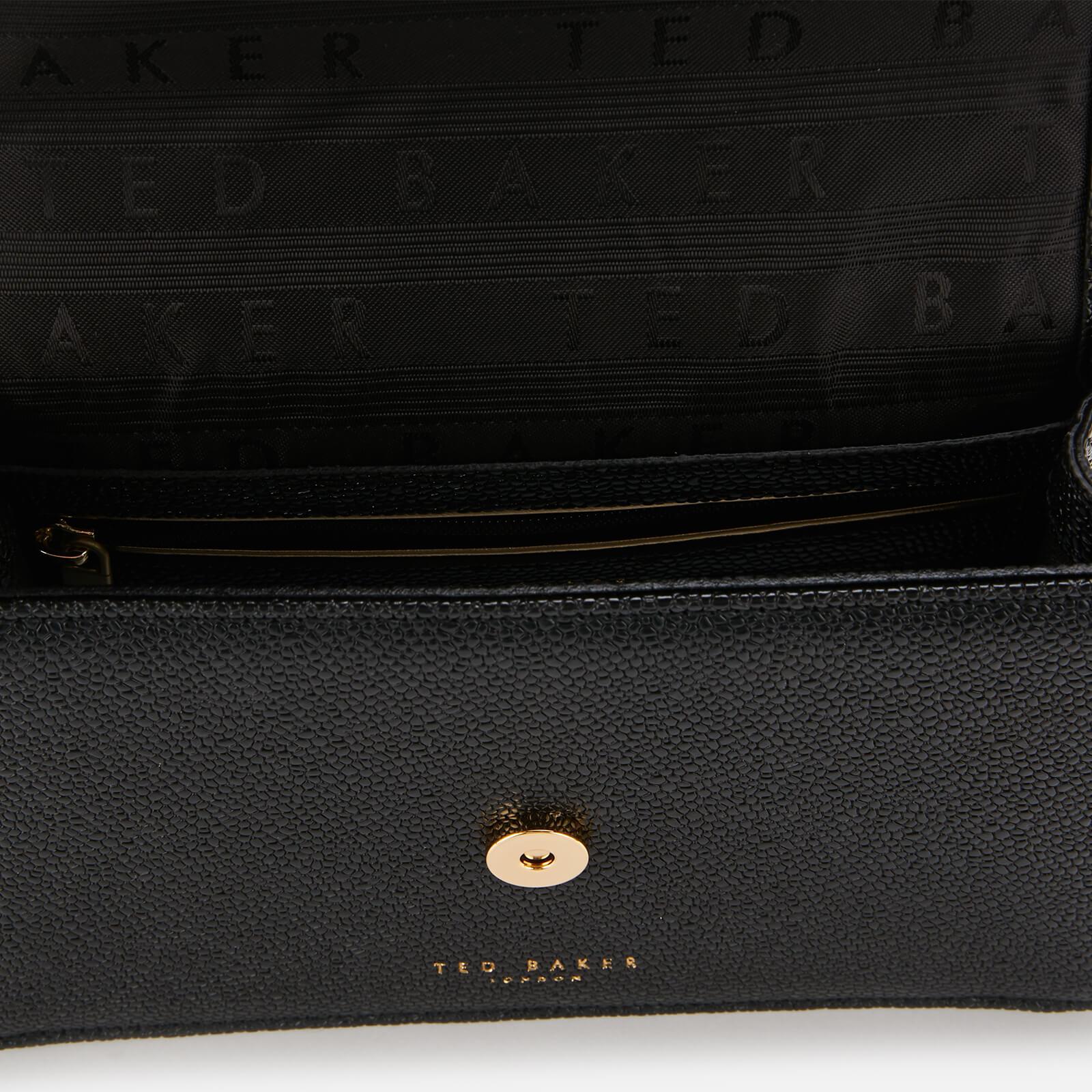 Ted Baker Leather Omaria Bow Detail Suede Trim Mini Cross Body Bag in Black  - Lyst