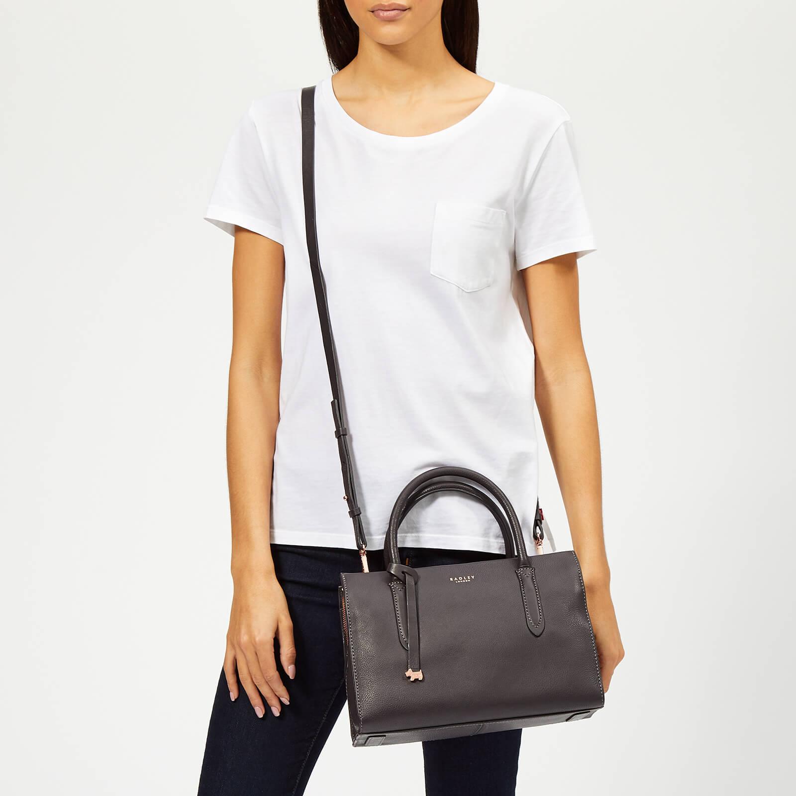 radley arlington court leather medium grab bag