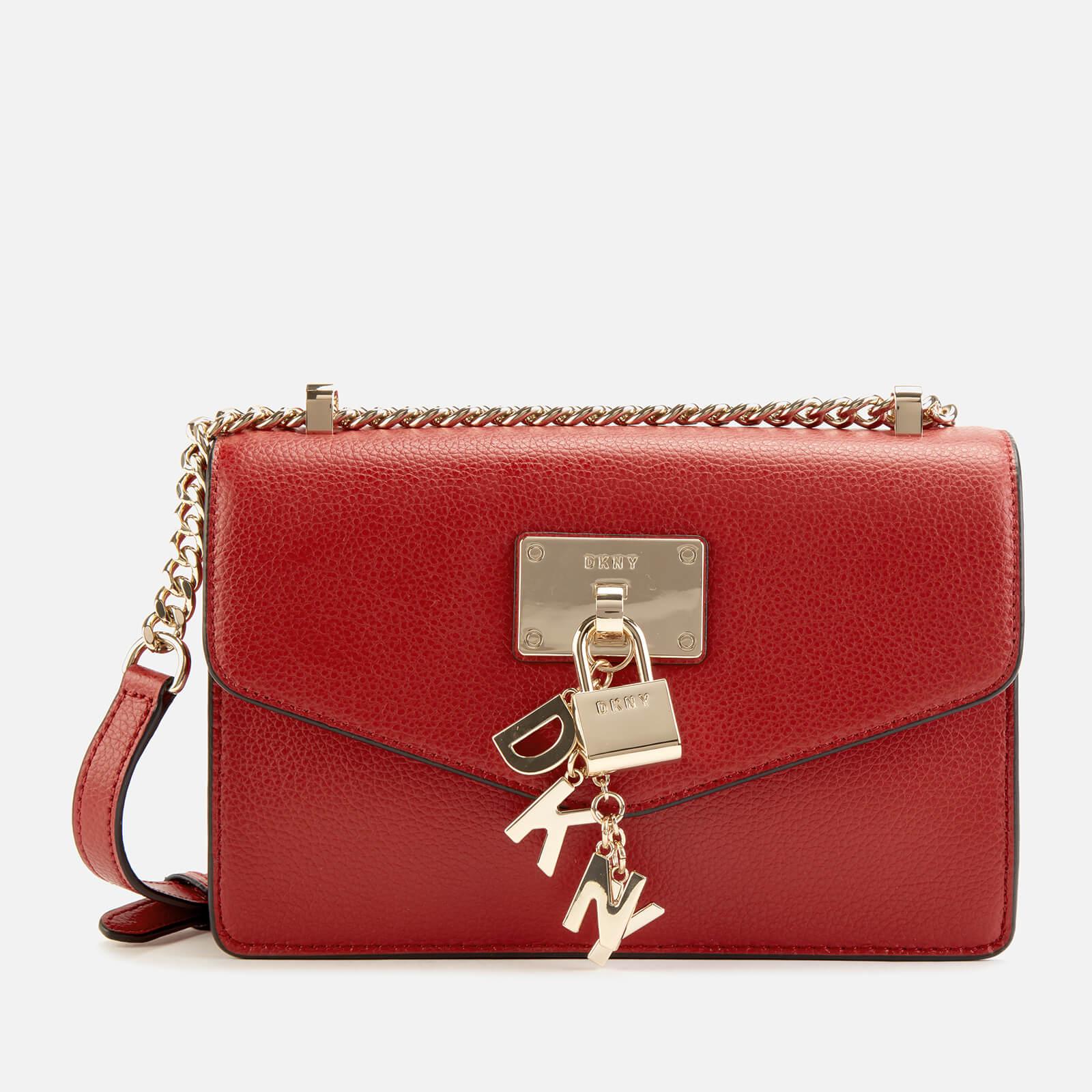 dkny red handbag