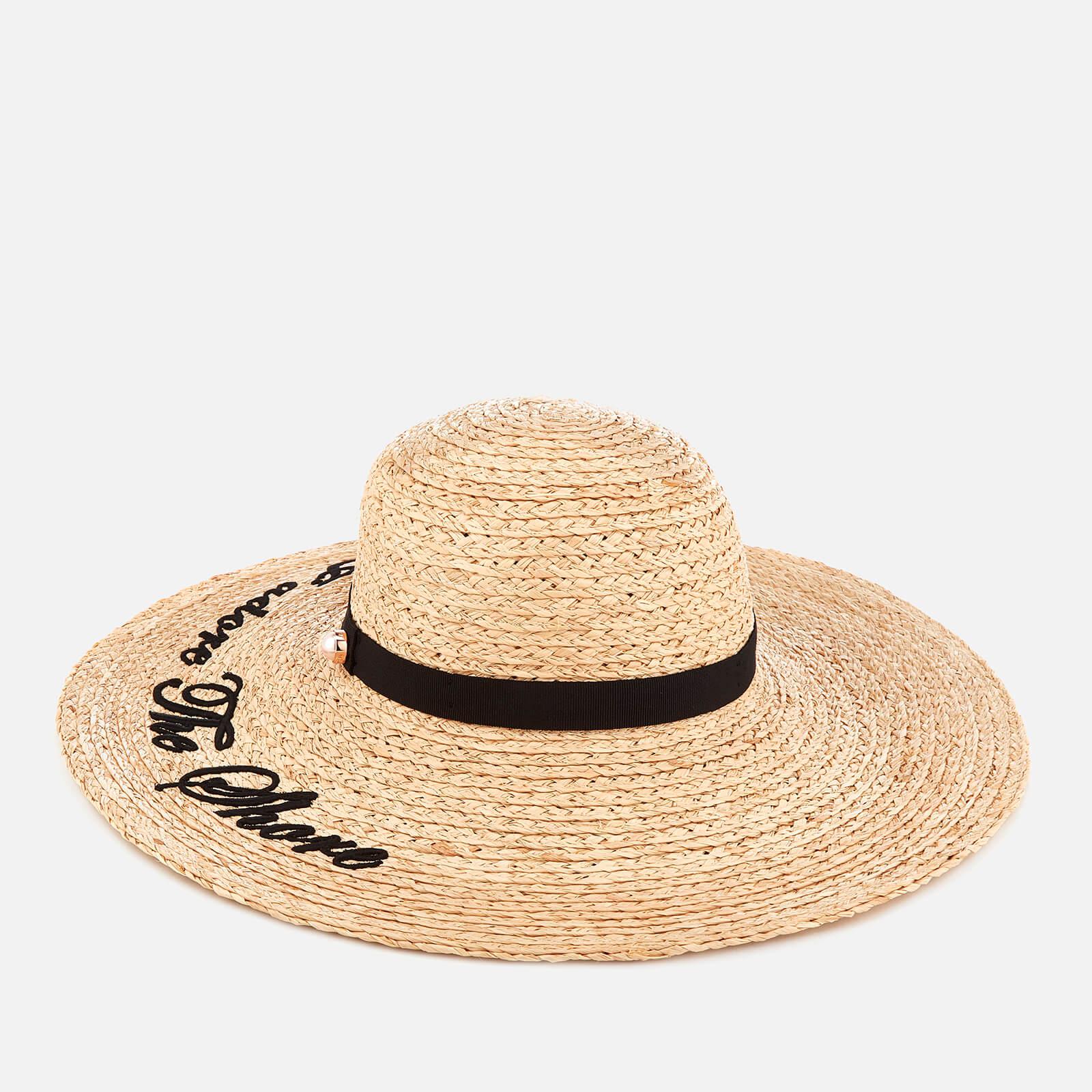 embroidered floppy hat