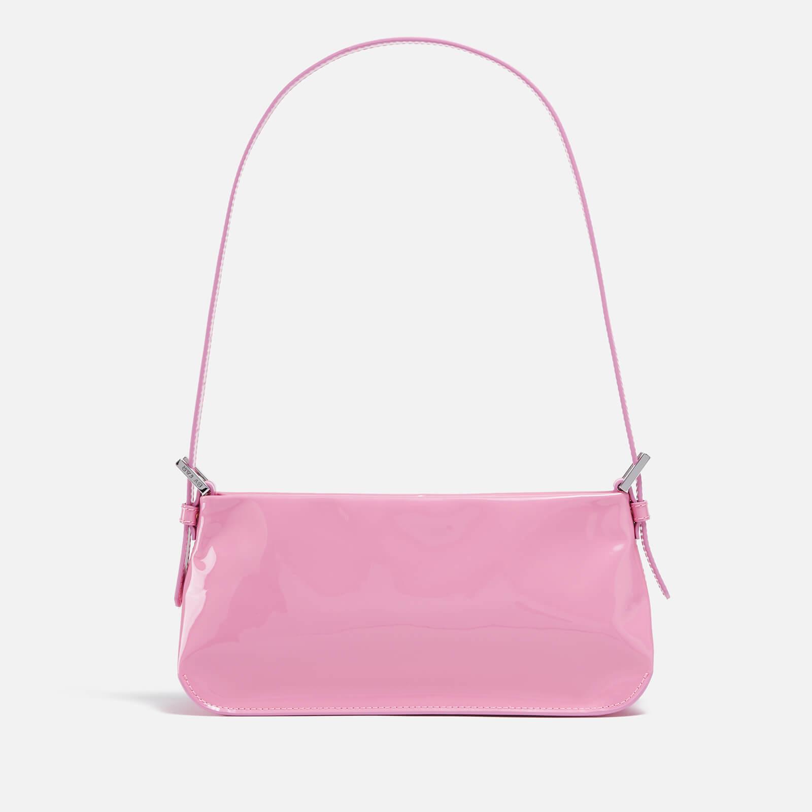 BY FAR Dulce Patent-leather Shoulder Bag in Pink | Lyst