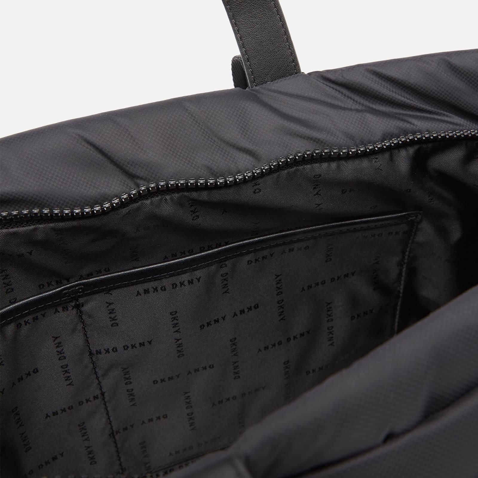 DKNY Synthetic Toby Quilted Nylon Tote Bag in Black Lyst