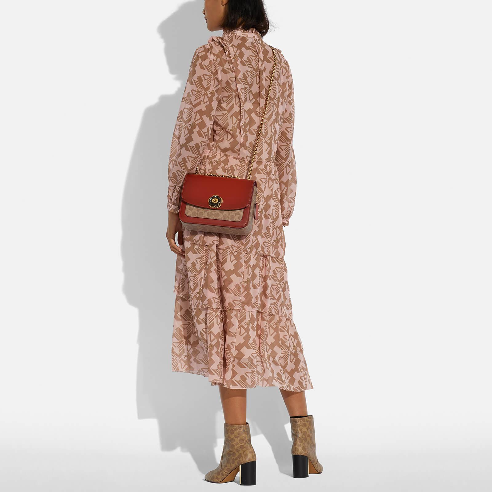 coach coated canvas signature