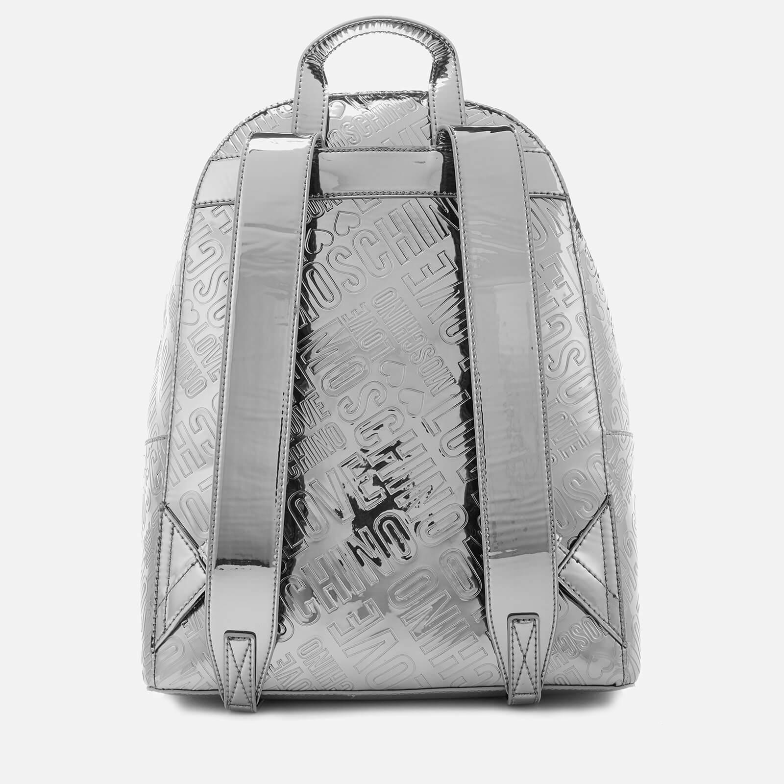silver love moschino bag