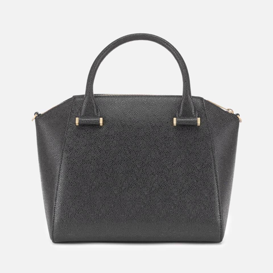 Ted Baker Leather Janne Bow Detail Zip Tote Bag in Black | Lyst