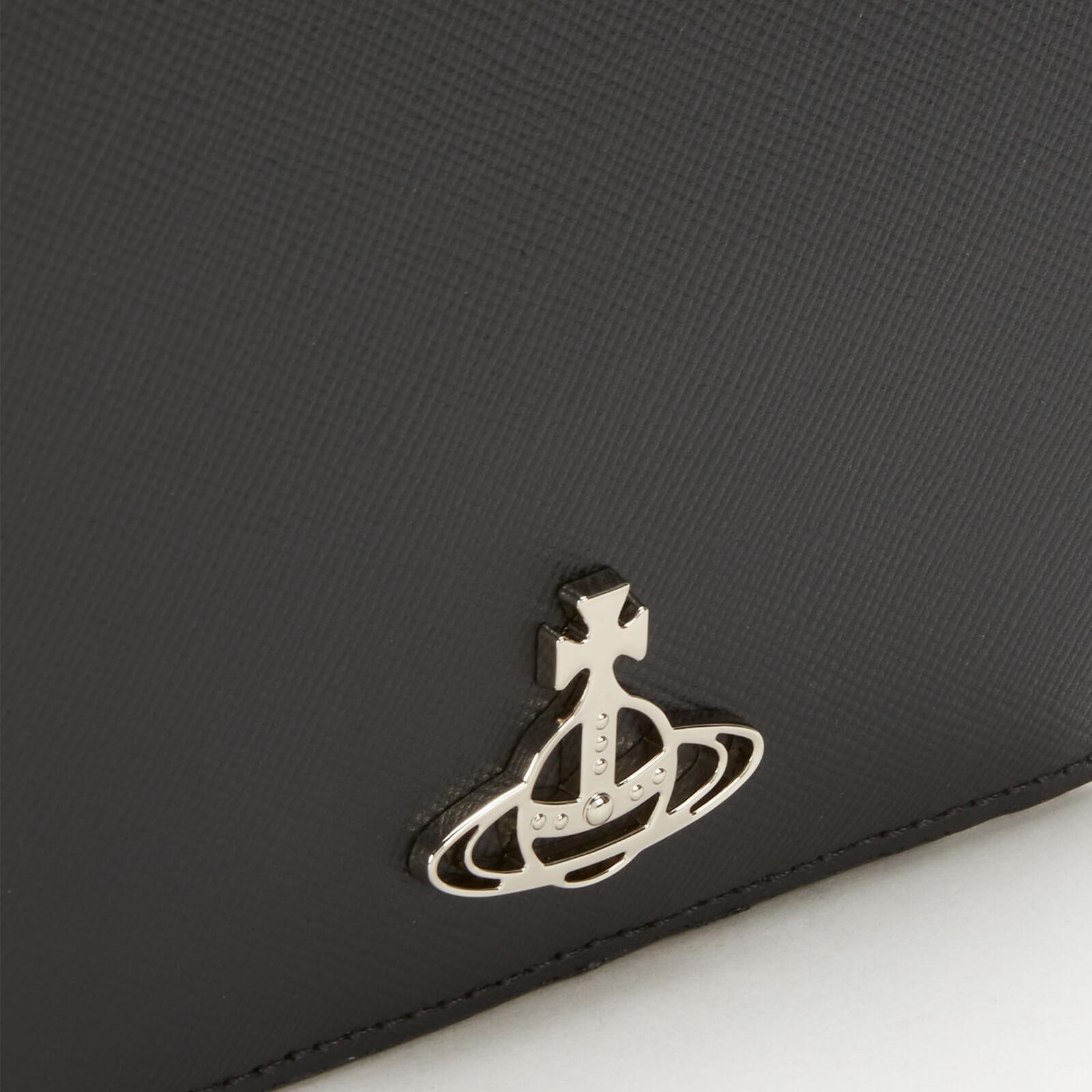 Vivienne Westwood Leather Debbie Card Case With Chain in Black - Lyst