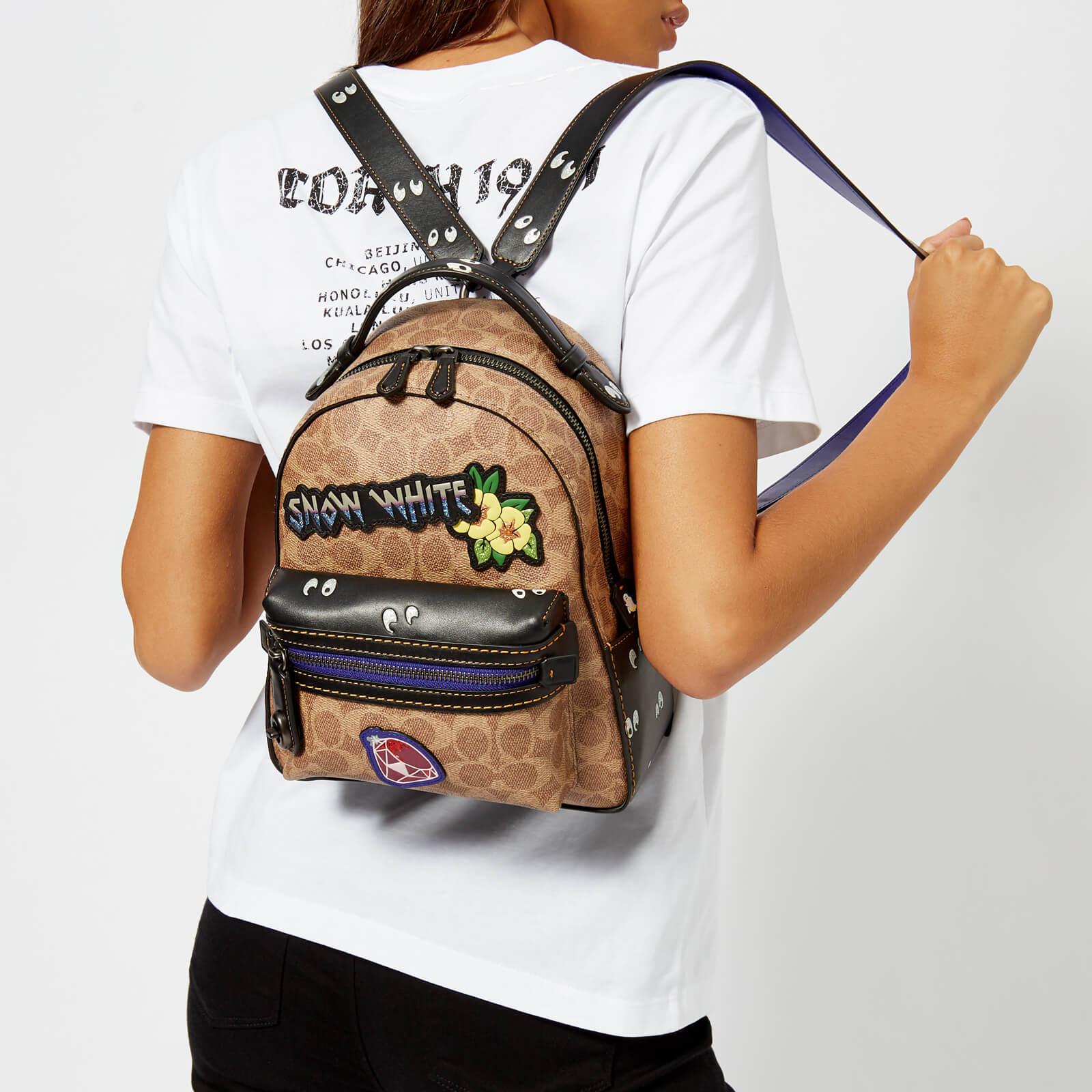 coach snow white backpack