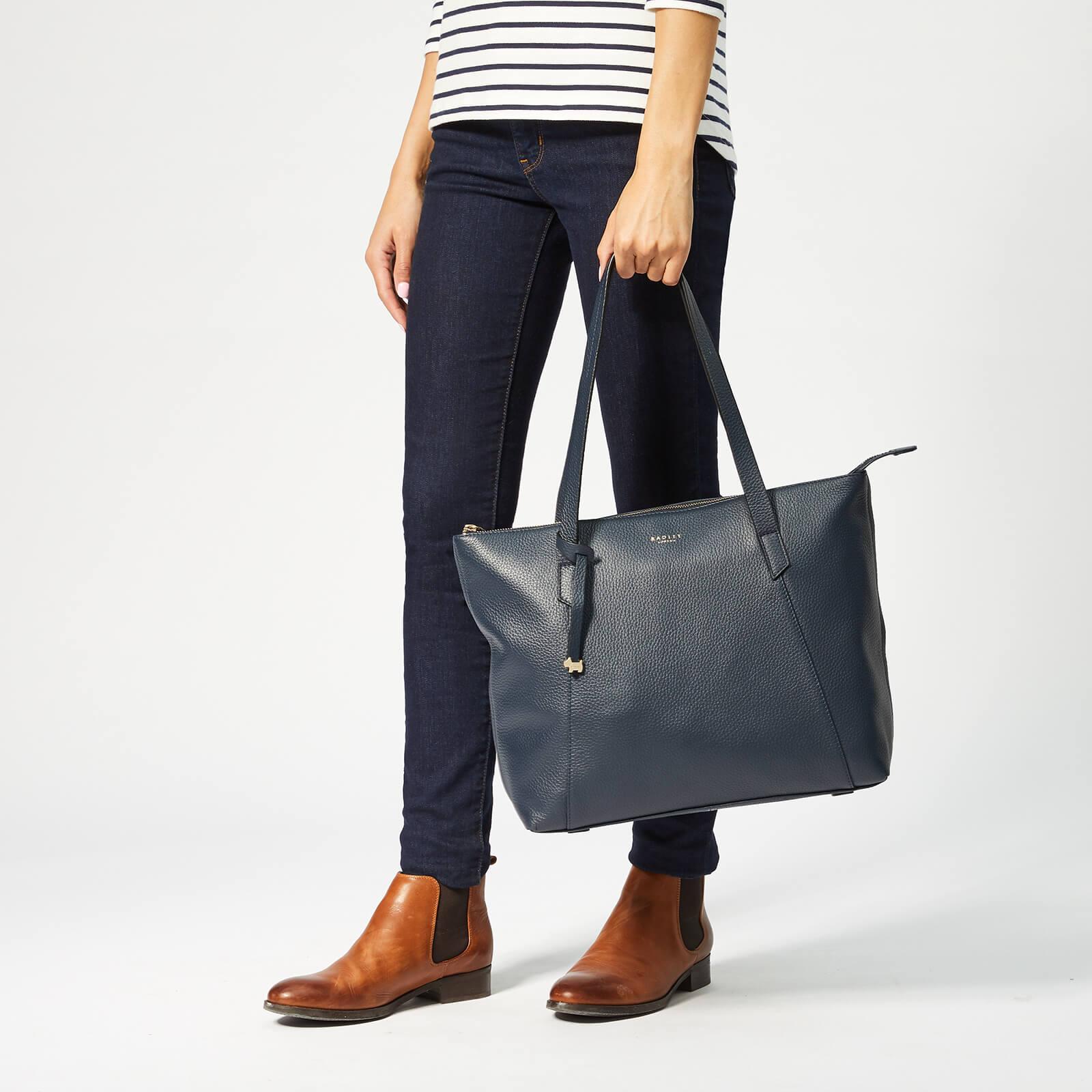 large zip top tote bag