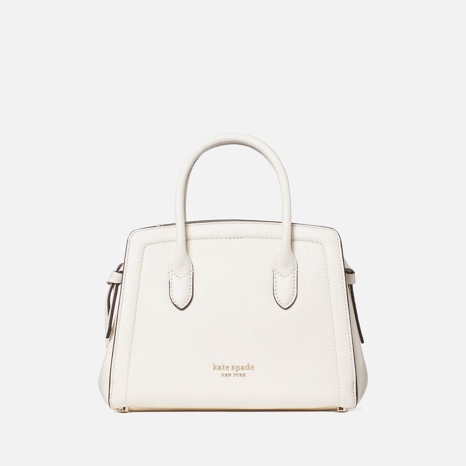 Kate Spade Knott Large Satchel Cream White Pebbled Leather with