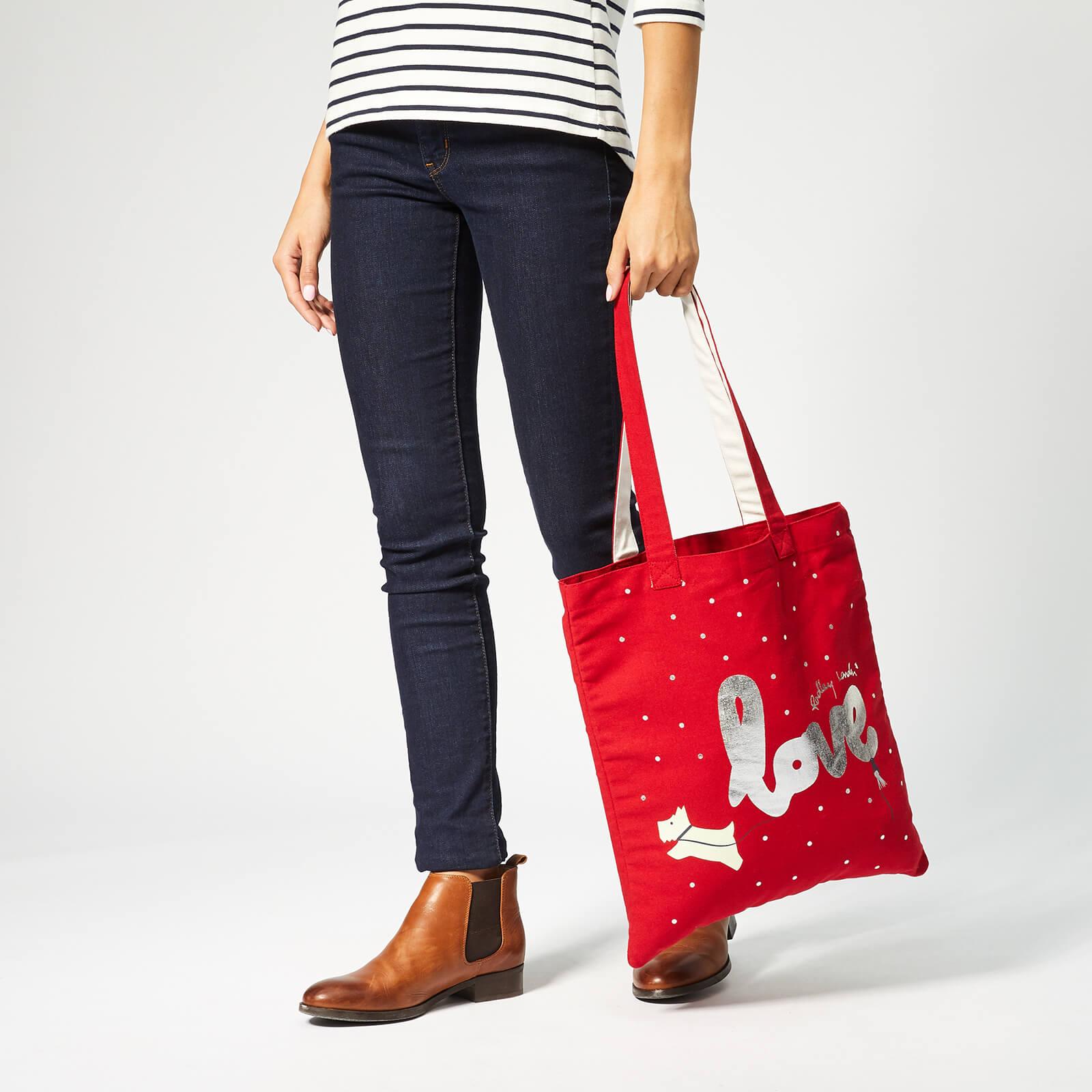 radley large canvas tote bag