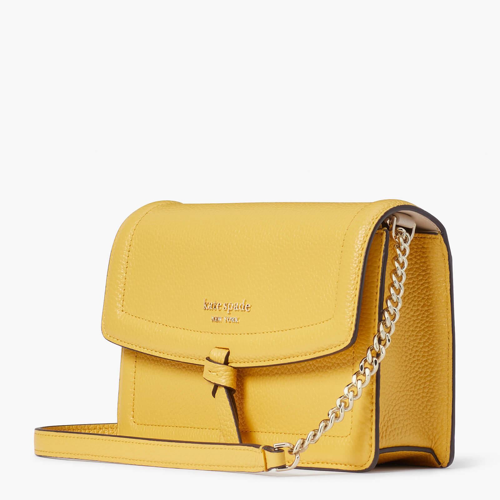 Leather crossbody bag Kate Spade Yellow in Leather - 27668513