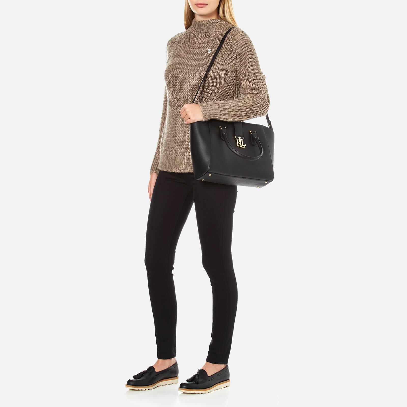 Lauren by Ralph Lauren Leather Carrington Bethany Shopper Bag in Black |  Lyst