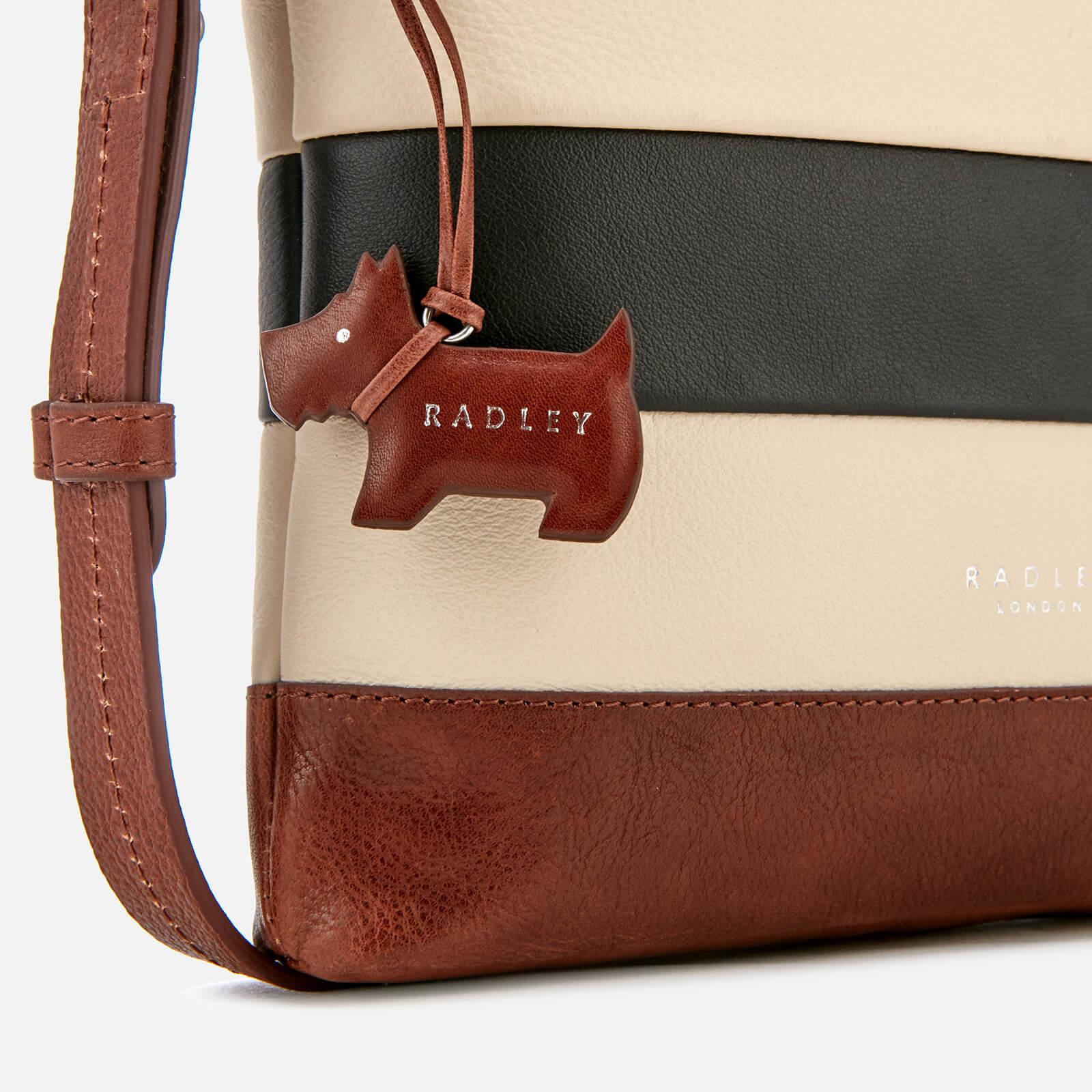 radley striped handbag