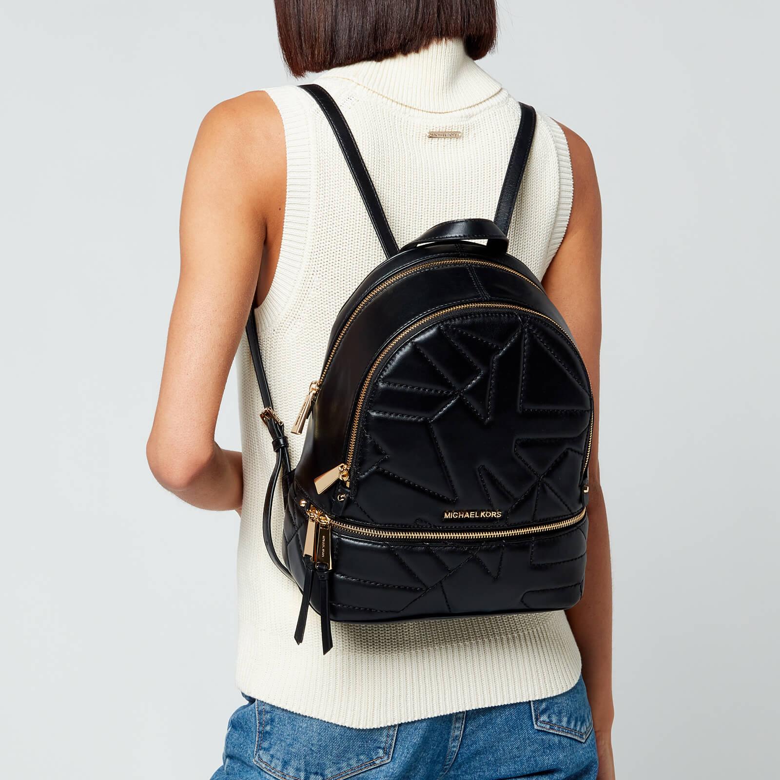 Michael kors 2025 quilted leather backpack