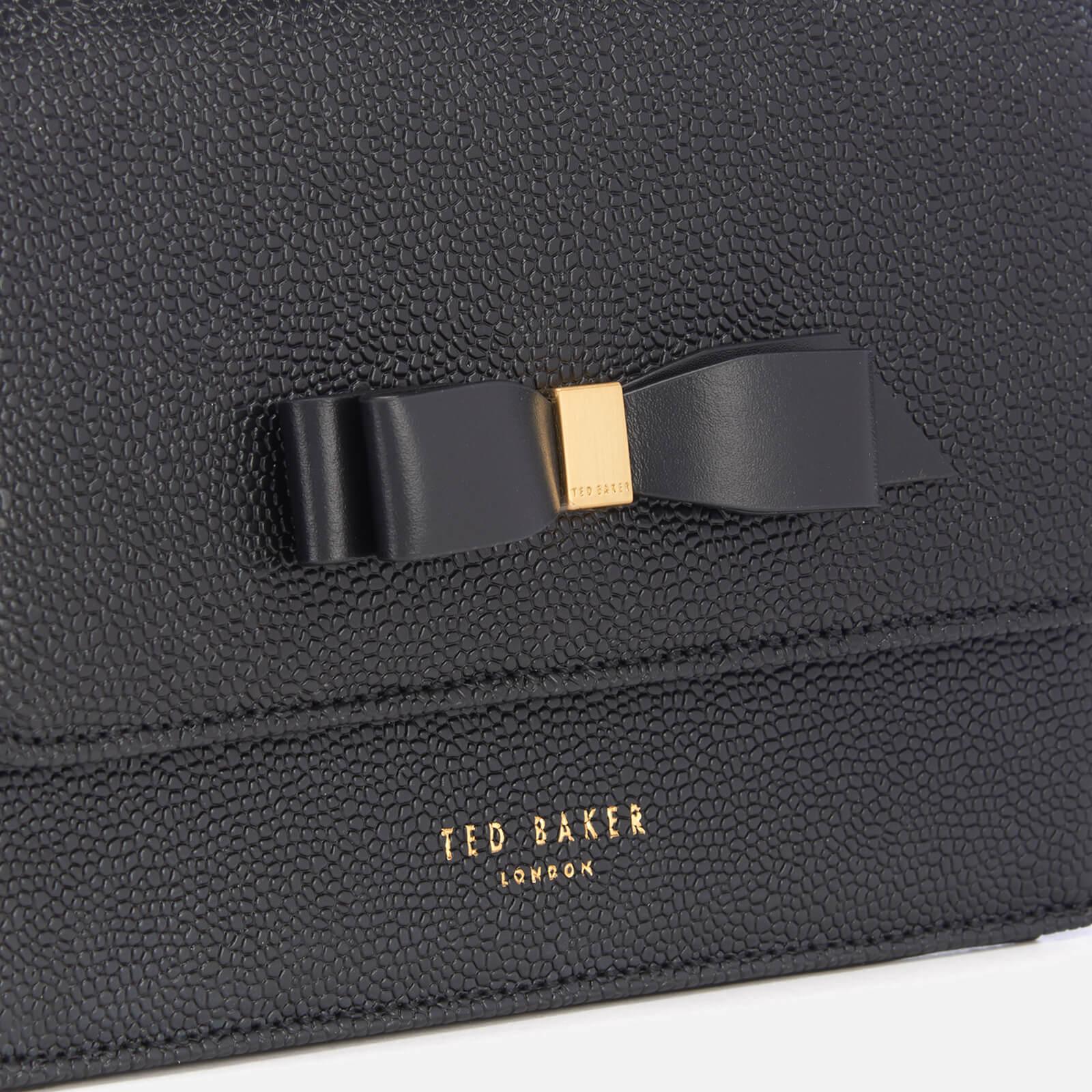 Ted Baker Leather Jayllaa Bow Detail Micro Cross Body Bag in Black | Lyst  Canada