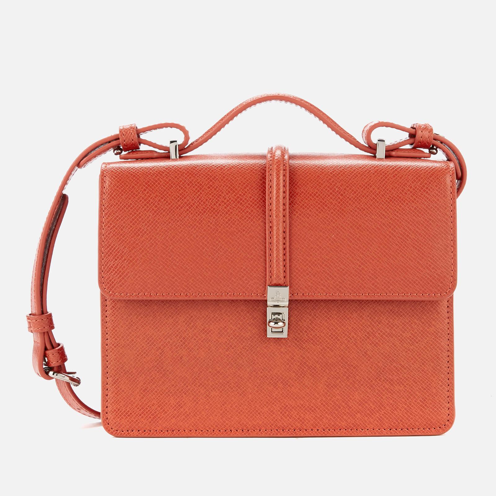 Vivienne Westwood Leather Sofia Medium Shoulder Bag in Orange Lyst Canada