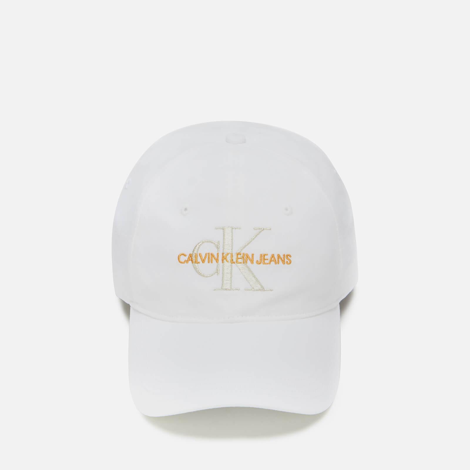 calvin klein cap white