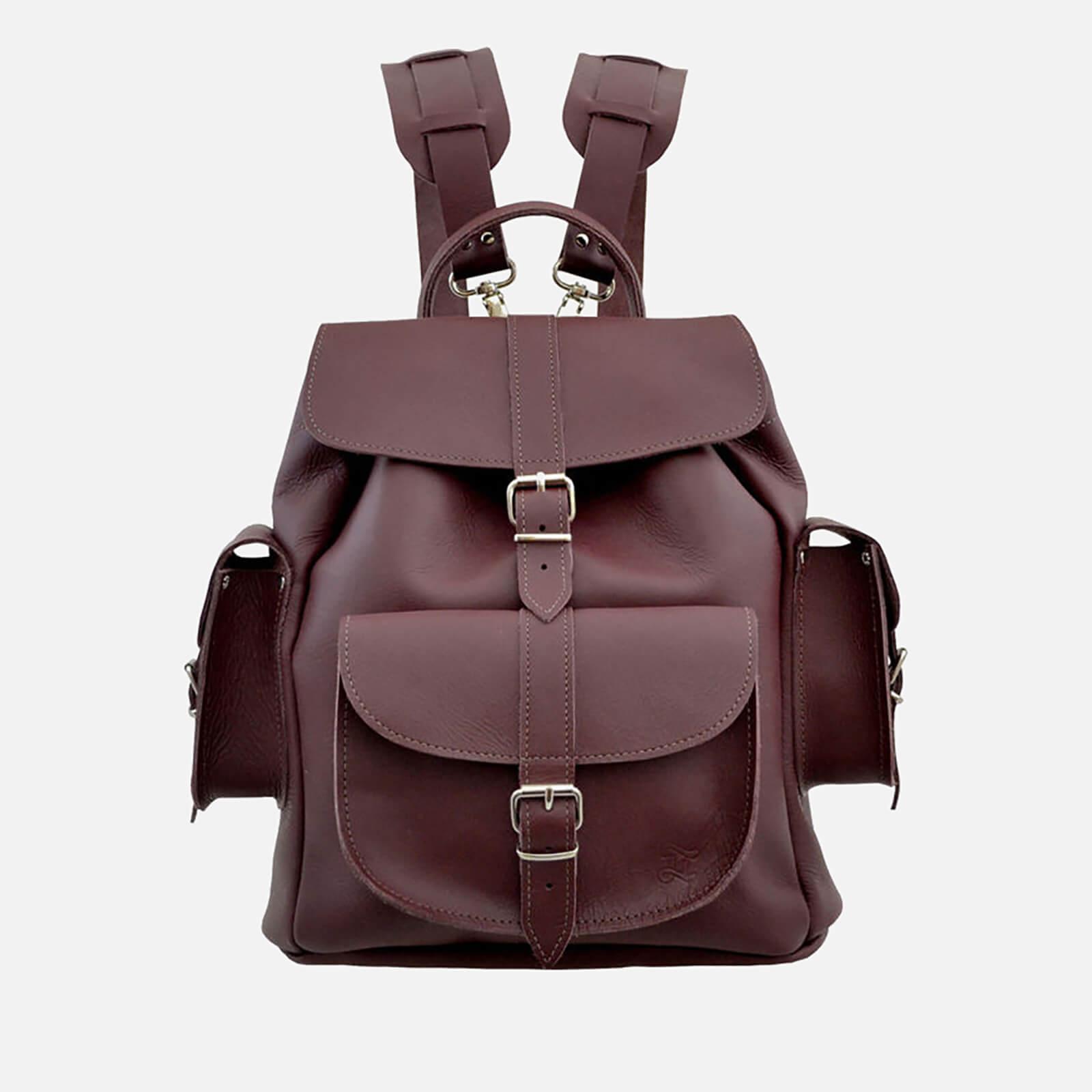 Grafea Wine Medium Leather Backpack in Brown - Lyst