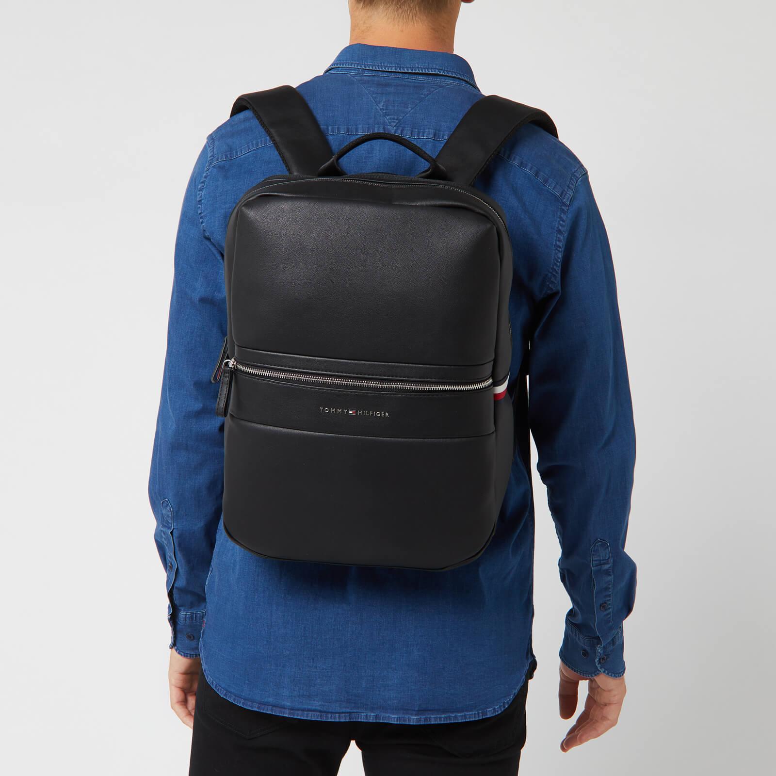 Tommy Hilfiger Novelty Mix Backpack in Black for Men - Lyst