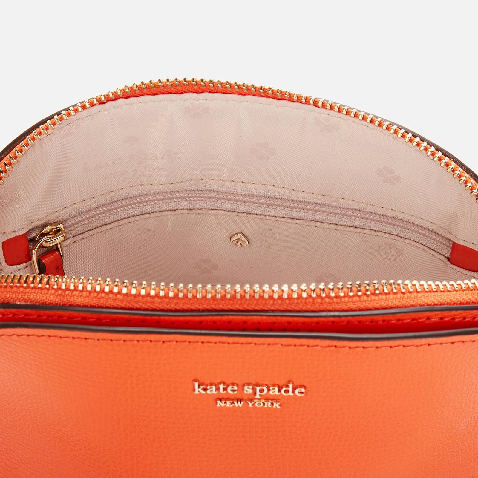 Kate Spade Sylvia Mini Dome Leather Satchel in Red