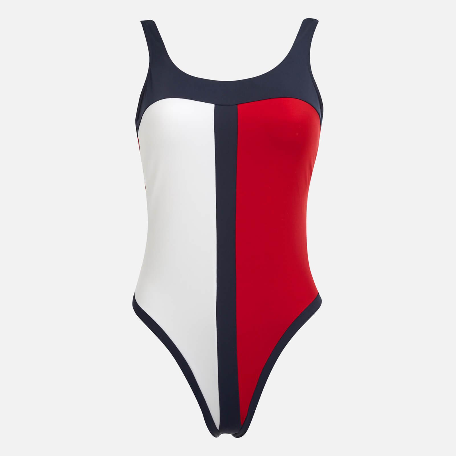 tommy hilfiger bathing suit red
