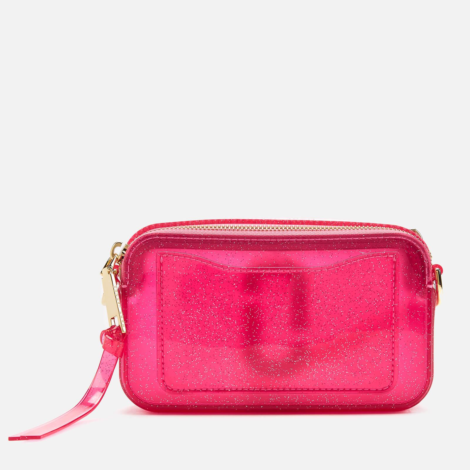 Marc Jacobs Pink Small Jelly Glitter Snapshot Camera Bag Marc Jacobs