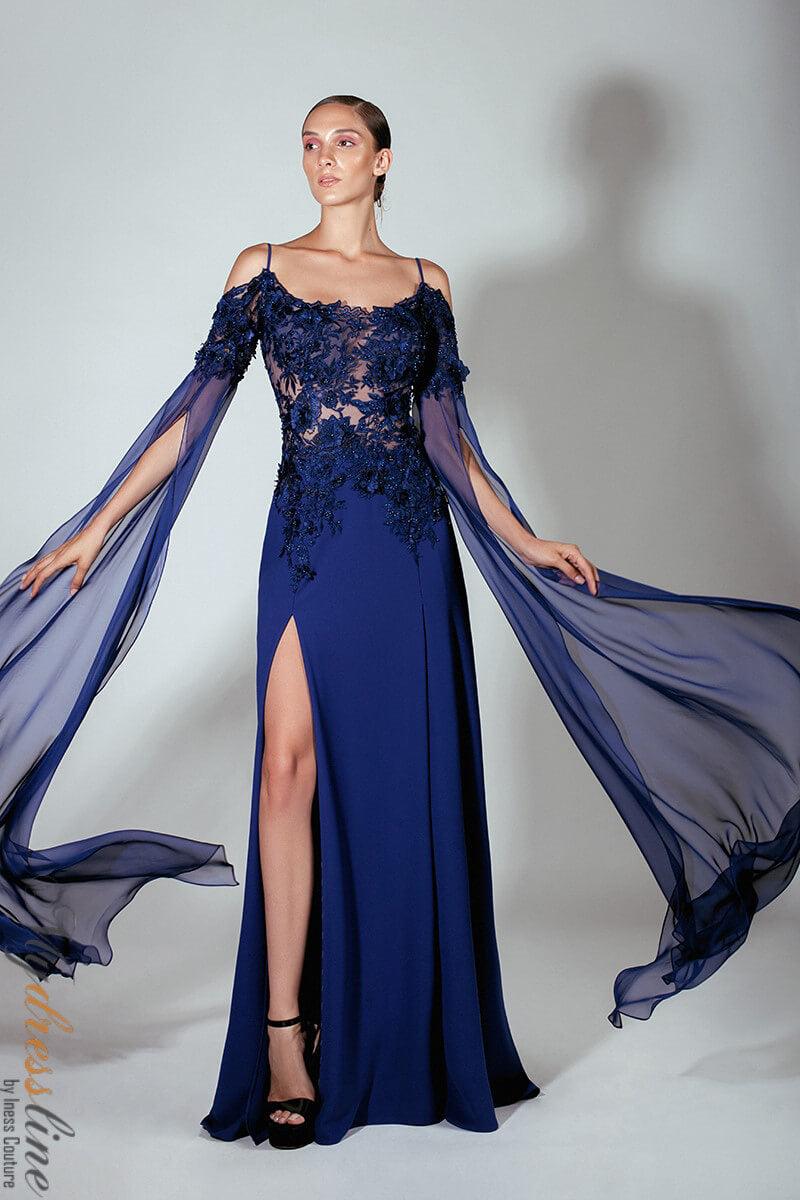 Edition Gemy Maalouf Beside Couture By Gemy Dresses Bc1452 in Blue | Lyst