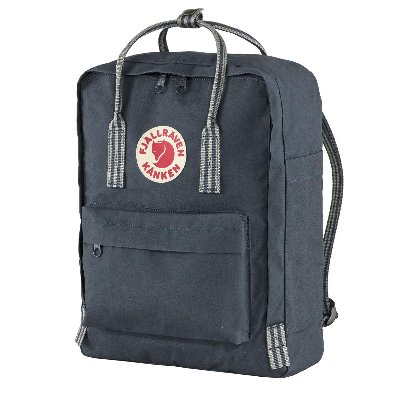Fjallraven Kanken Classic Backpack Navy / Long Stripe in Blue | Lyst