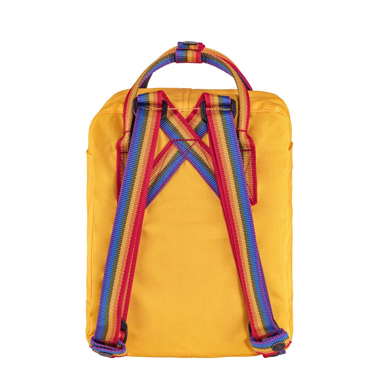 fjallraven kanken yellow rainbow