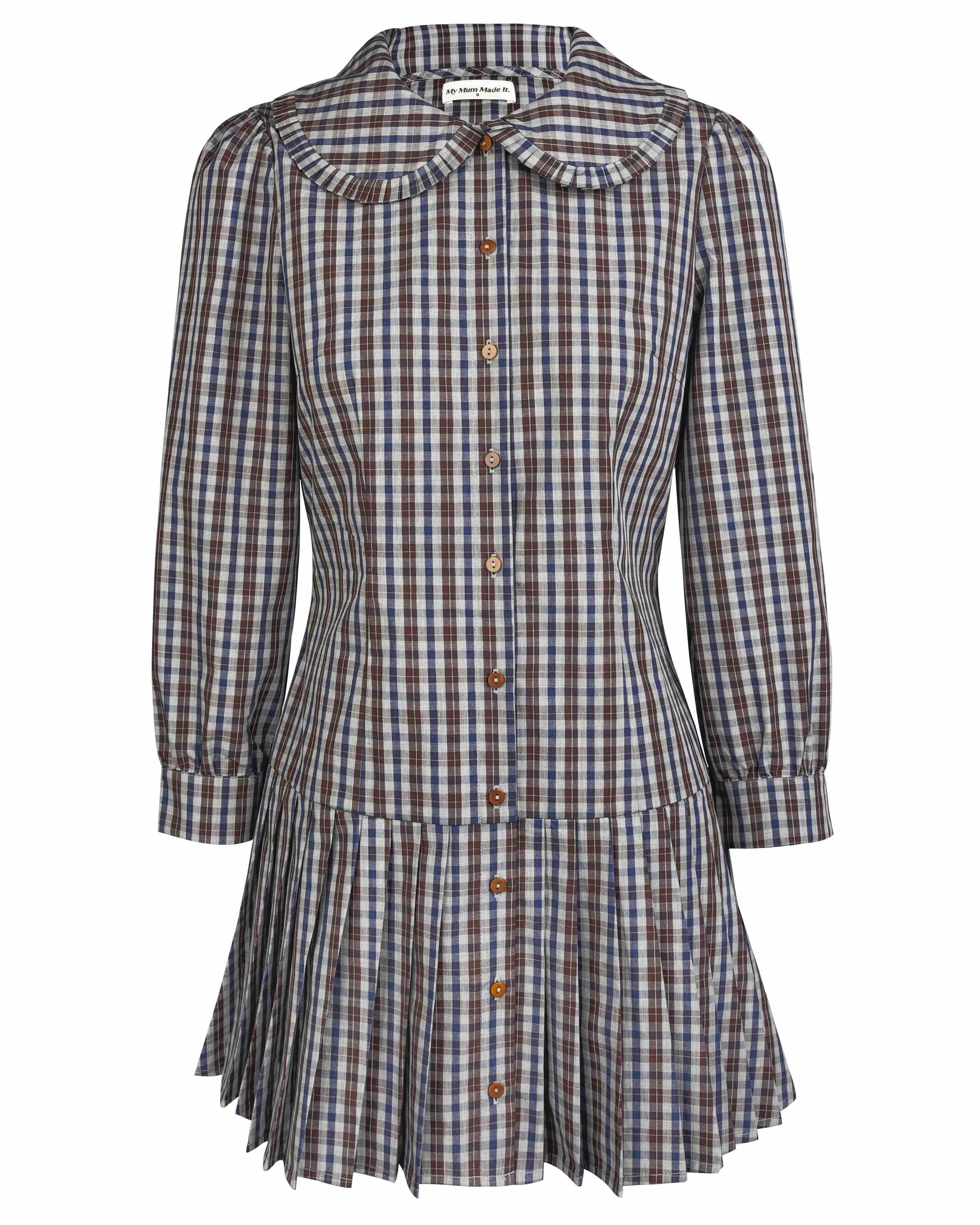my mum made it brown dress Frill Tank Dress S main image 0