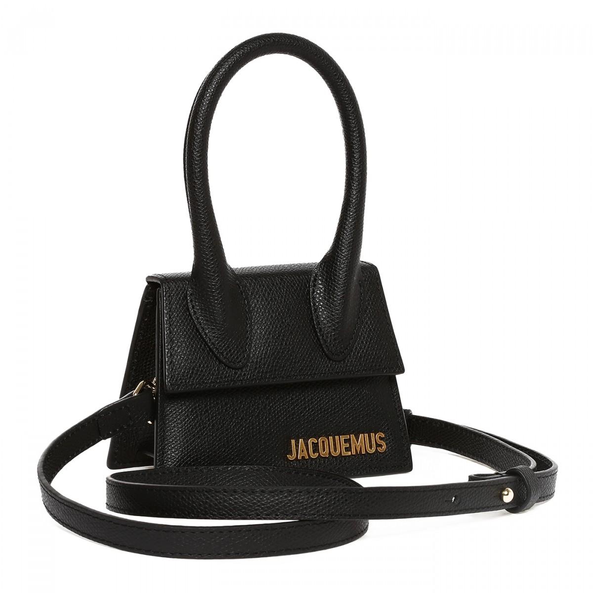Jacquemus Leather Le Chiquito Mini Bag in Black - Lyst