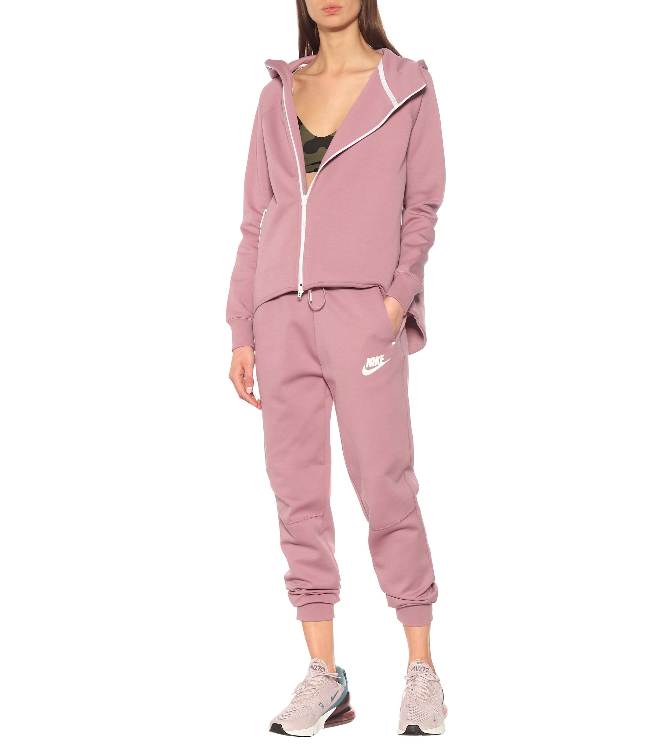 Nike Tech Fleece Zipped Hoodie in Purple (Pink) Lyst