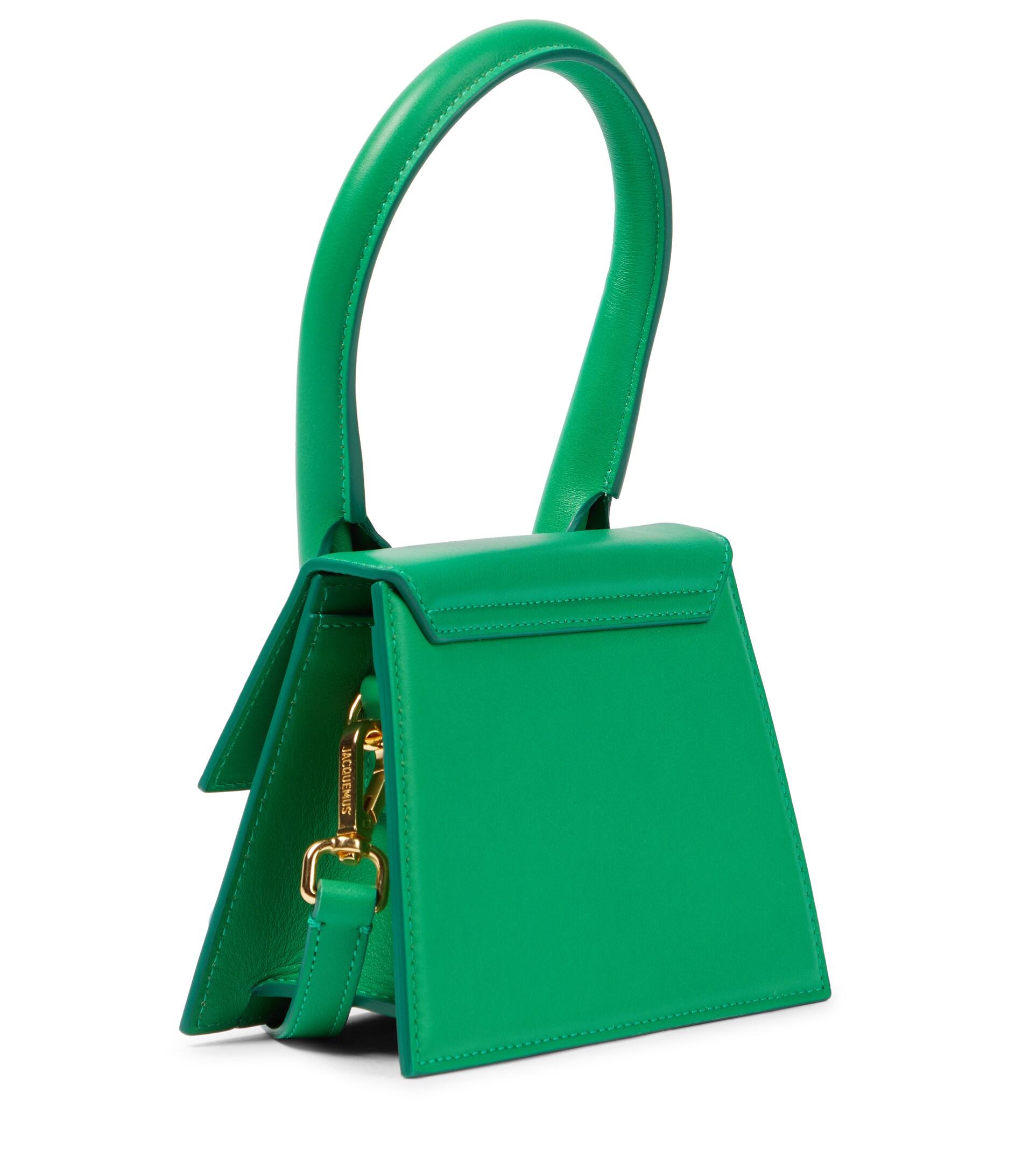 Jacquemus Le Chiquito bag Medium in Green Leather ref.602403 - Joli Closet