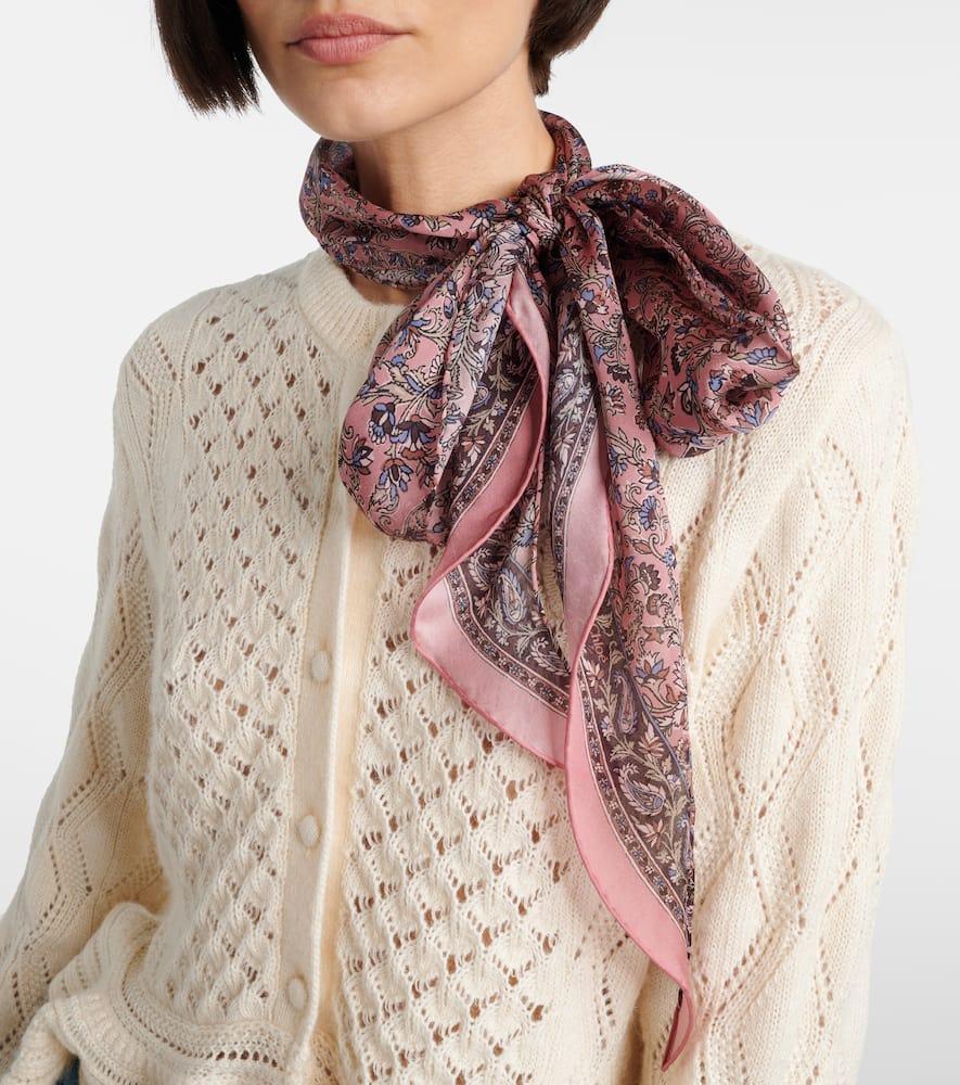 スカーフ CHLOE Woman Neck scarf Multicolor CHC25UT082CHS 468 Chloé Bandeau Scarf In Silk | Chloé US