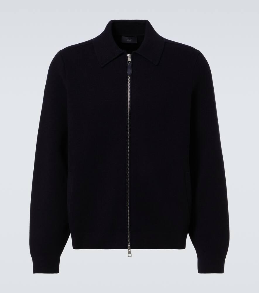 Dunois black wool しゃべる cashmere corduroy